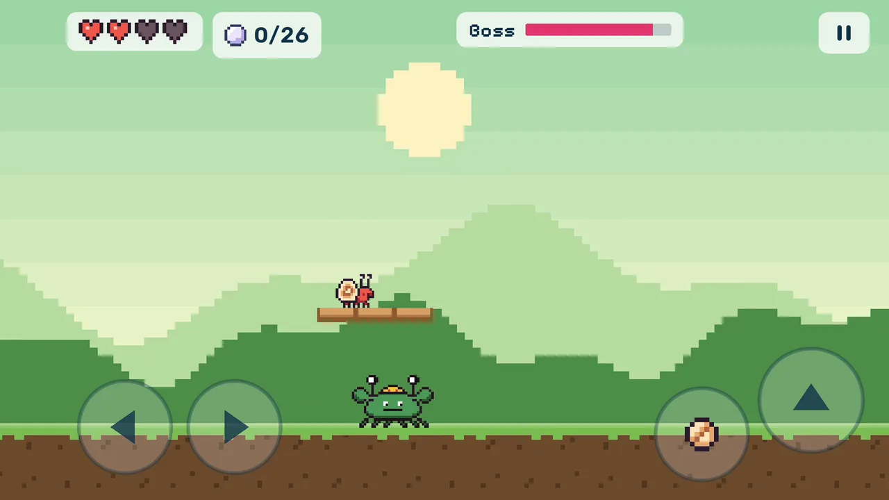The Mangrove Maze boss, a giant green crab, under planks over the arena.